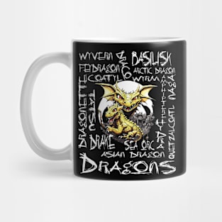 Different Types of Dragons For All Dragon Lovers Mythical Role Playing Mug